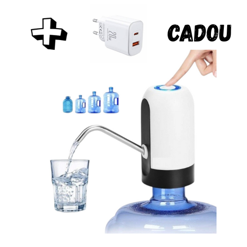 🚰Pompa apă cu baterie reîncărcabilă, ideală pentru hidratare zilnică + CADOU un adaptor pentru încărcare
